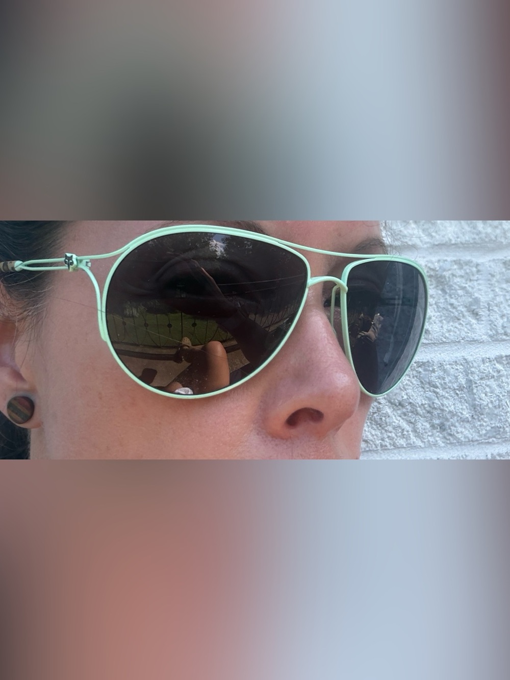 stunning Fox Racing Mint Green Aviator Sunglasses the stella cheetah